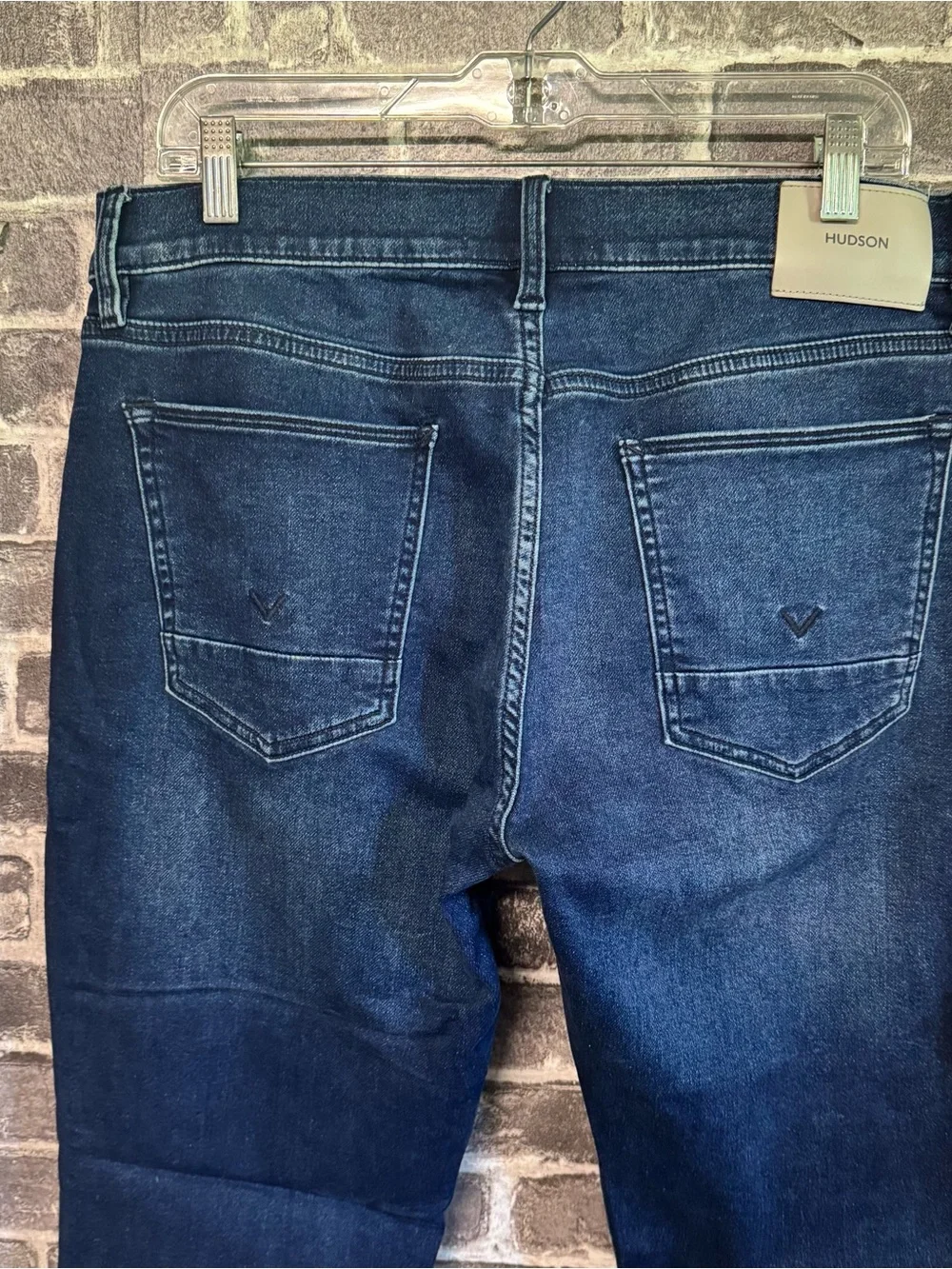 Hudson Blake Slim Straight jeans Blue shadow wash